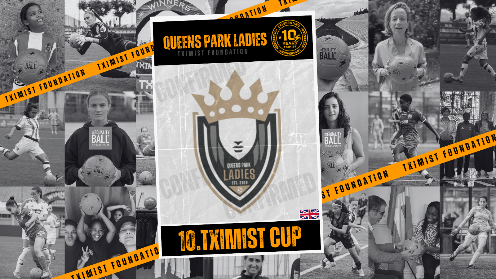 tximist cup, confirmed, queens Park, ladies, bournemouth