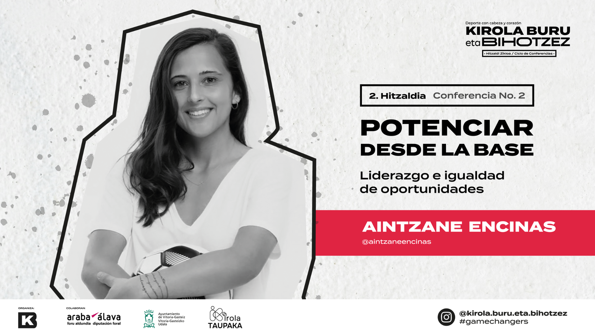 Kirola Buru eta Bihotzez, vitoria, ponencia, Aintzane Encinas