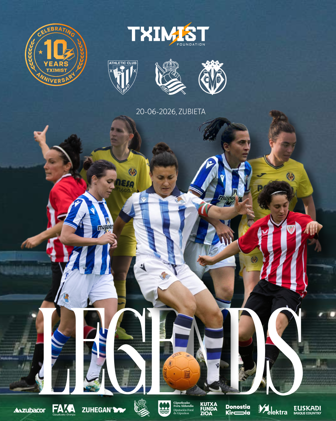 Legends, Leyendas, veteranas, jokalari Oihak, exfootballers